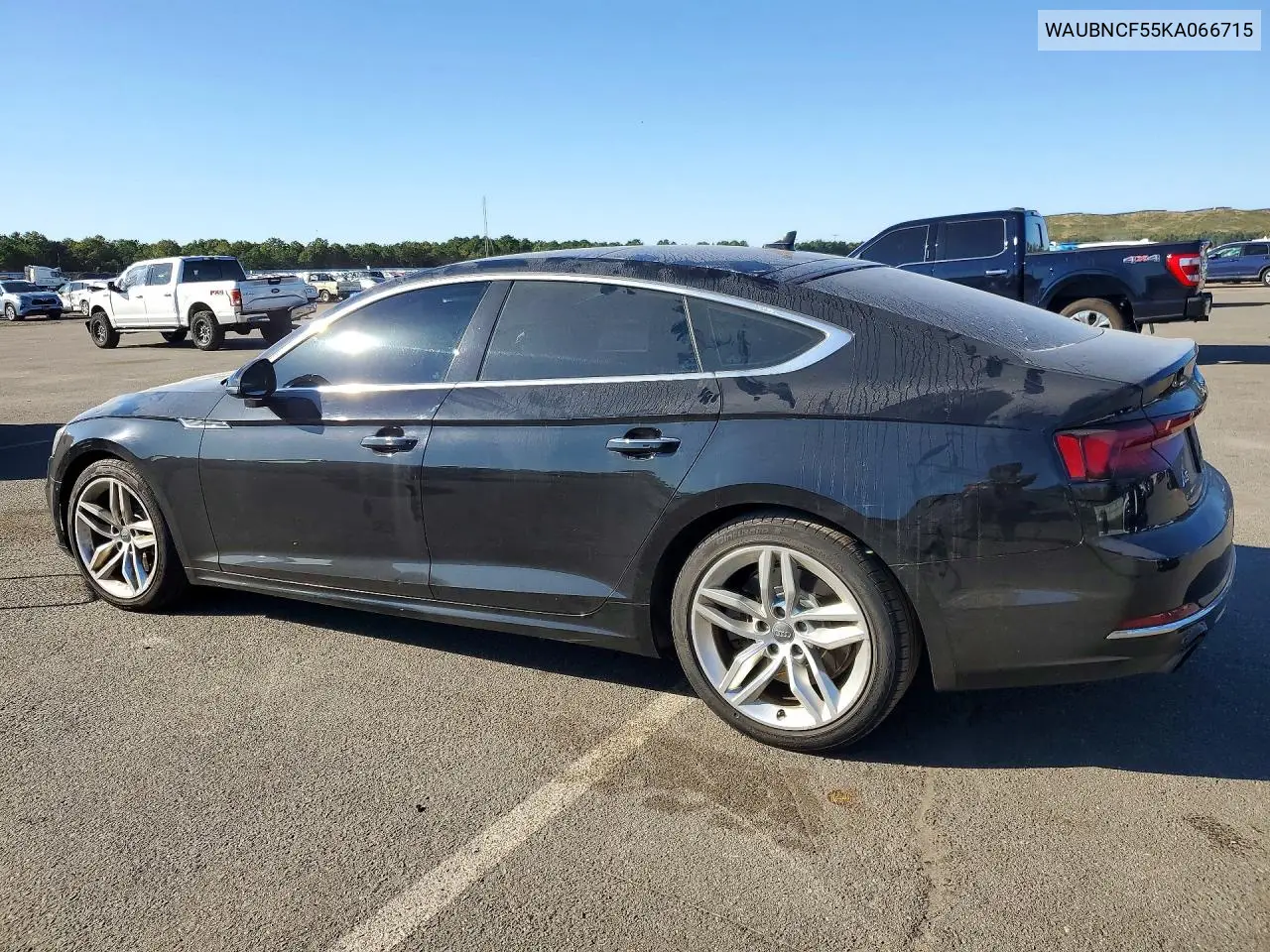 2019 AUDI A5 VIN WAUBNCF55KA066715 — фото 2