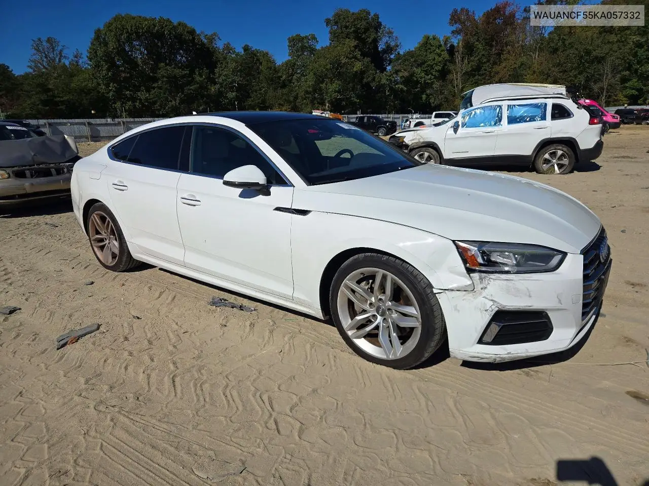 2019 AUDI A5 VIN WAUANCF55KA057332 — фото 4