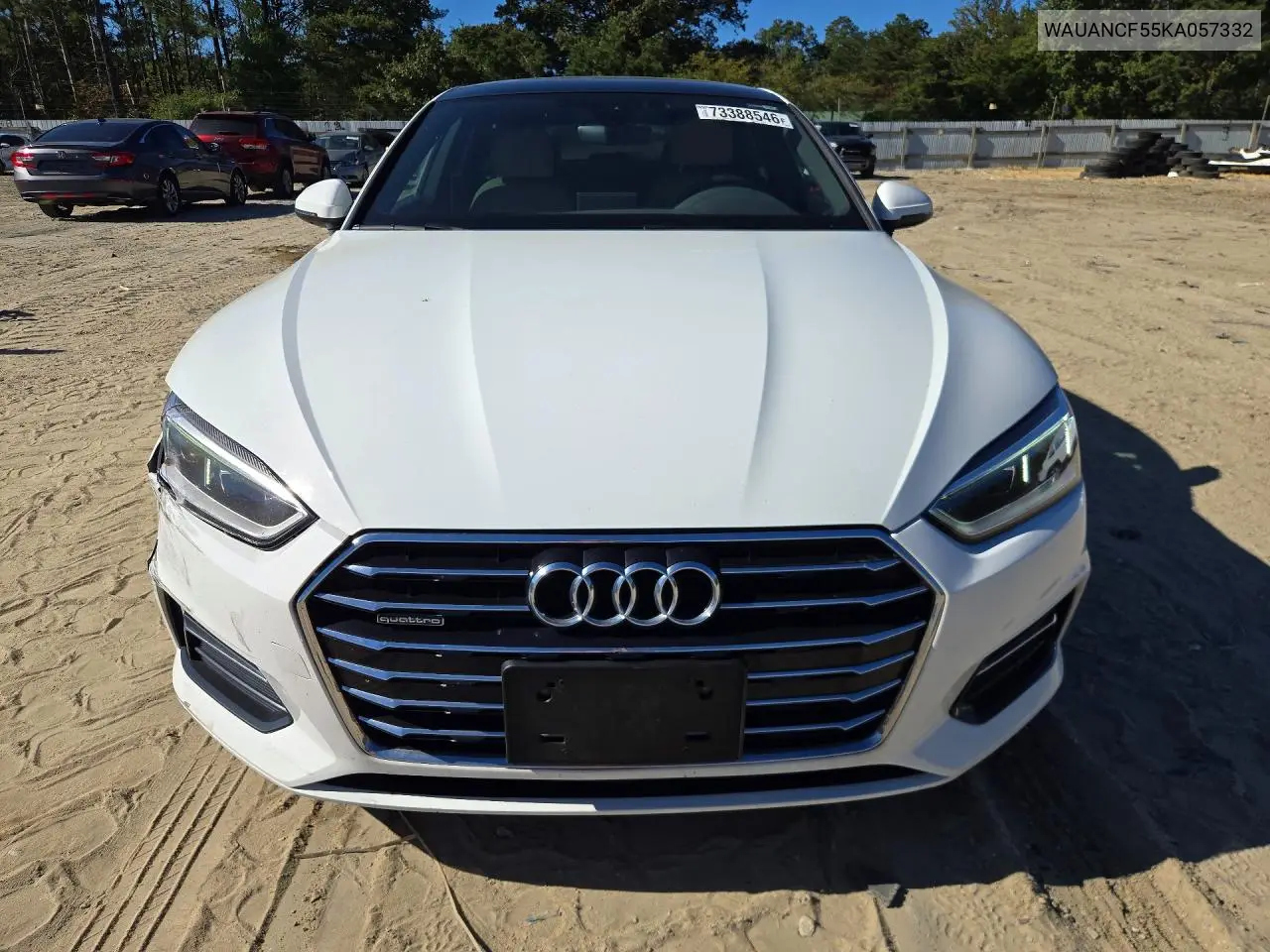 2019 AUDI A5 VIN WAUANCF55KA057332 — фото 5