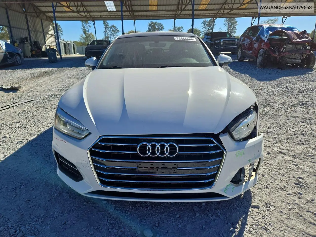 2019 AUDI A5 VIN WAUANCF5XKA079553 — фото 5