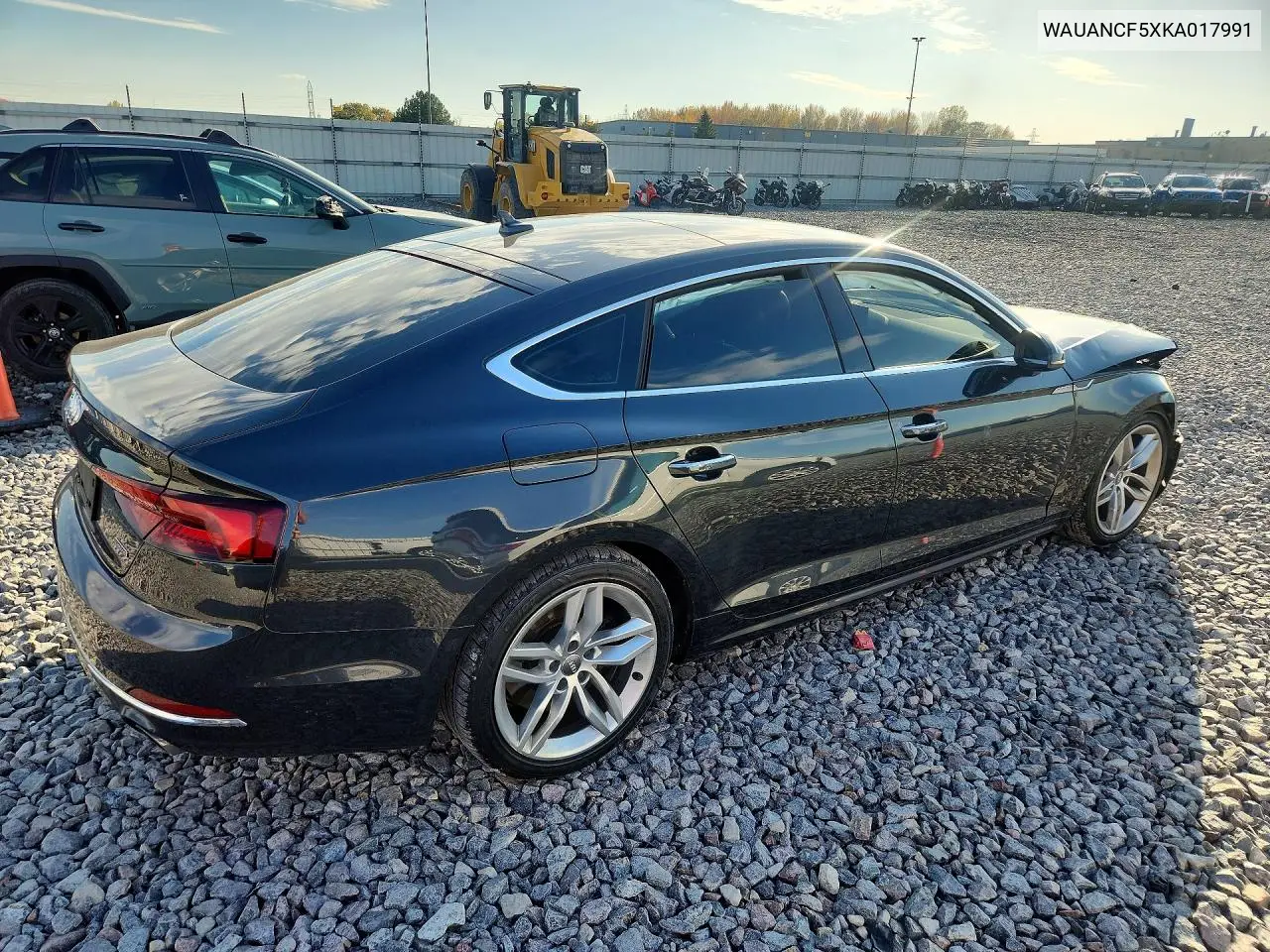 2019 AUDI A5 VIN WAUANCF5XKA017991 — фото 3