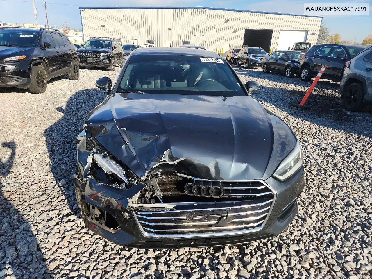 2019 AUDI A5 VIN WAUANCF5XKA017991 — фото 5