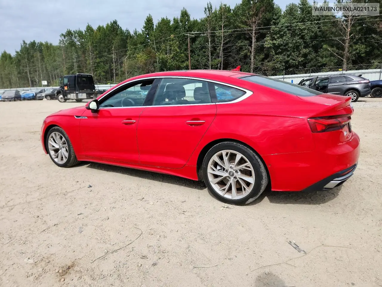2020 AUDI A5 VIN WAUBNCF5XLA021173 — фото 2