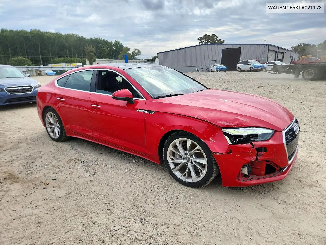 2020 AUDI A5 VIN WAUBNCF5XLA021173 — фото 4
