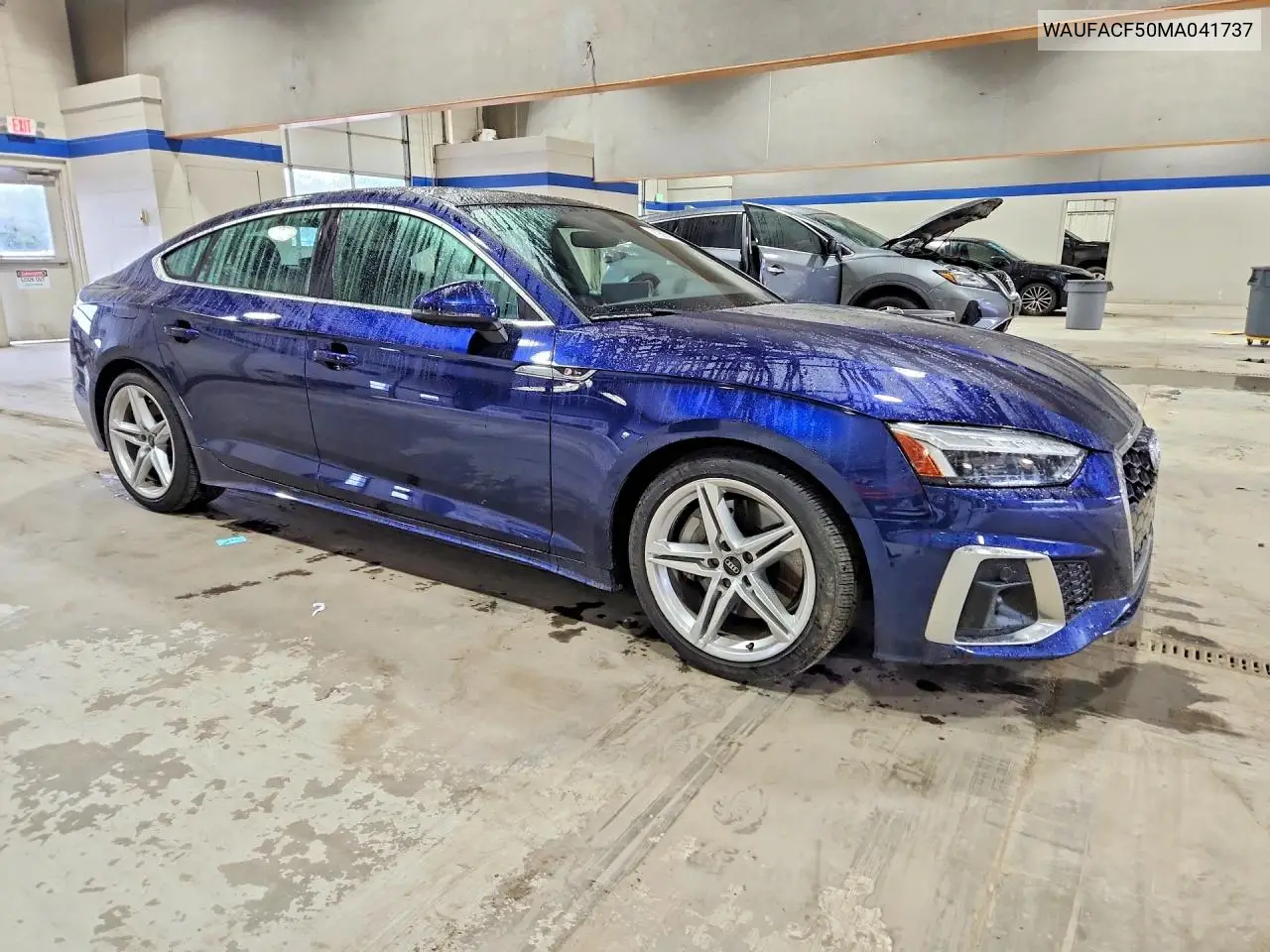 2021 AUDI A5 VIN WAUFACF50MA041737 — фото 4