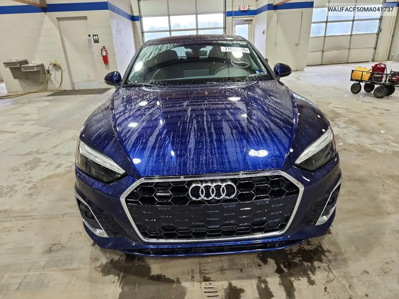 2021 AUDI A5 VIN WAUFACF50MA041737 — фото 5