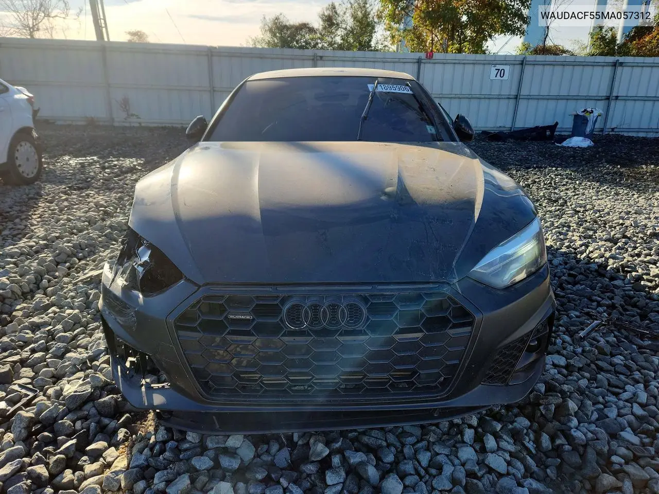 2021 AUDI A5 VIN WAUDACF55MA057312 — фото 5
