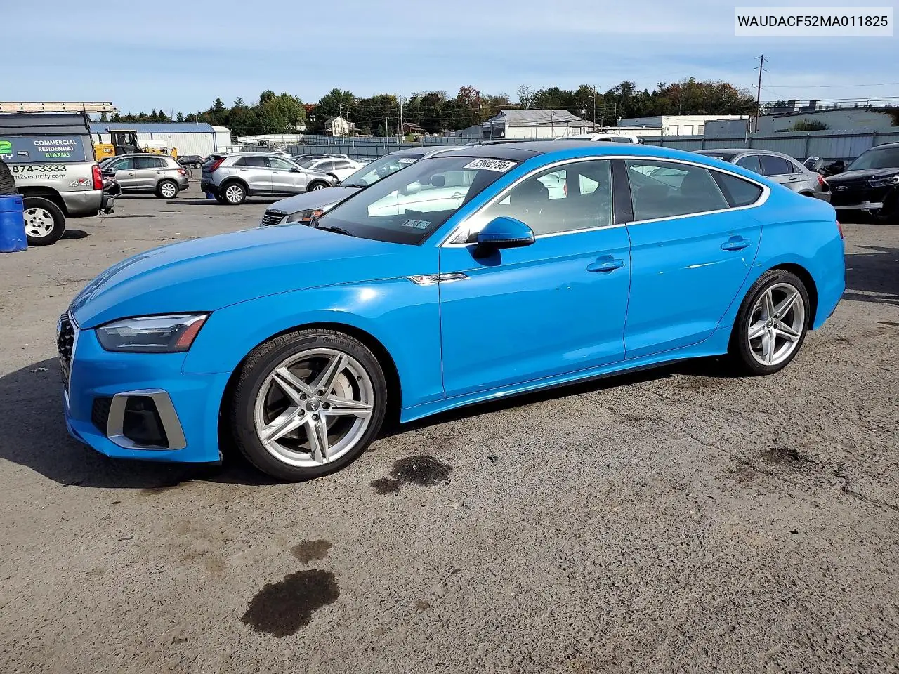 AUDI A5 2021, VIN WAUDACF52MA011825