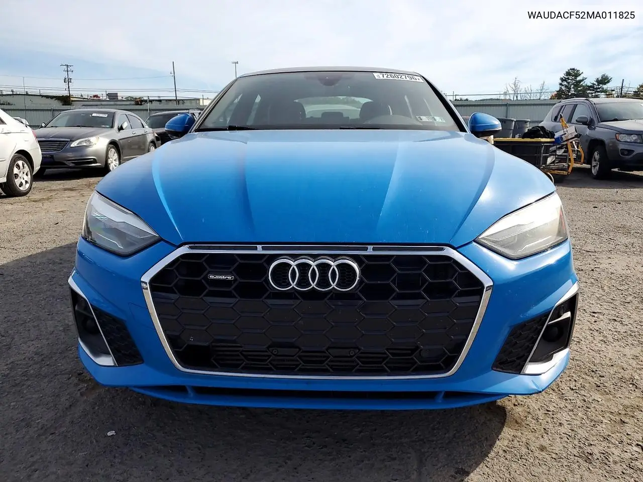 2021 AUDI A5 VIN WAUDACF52MA011825 — фото 5