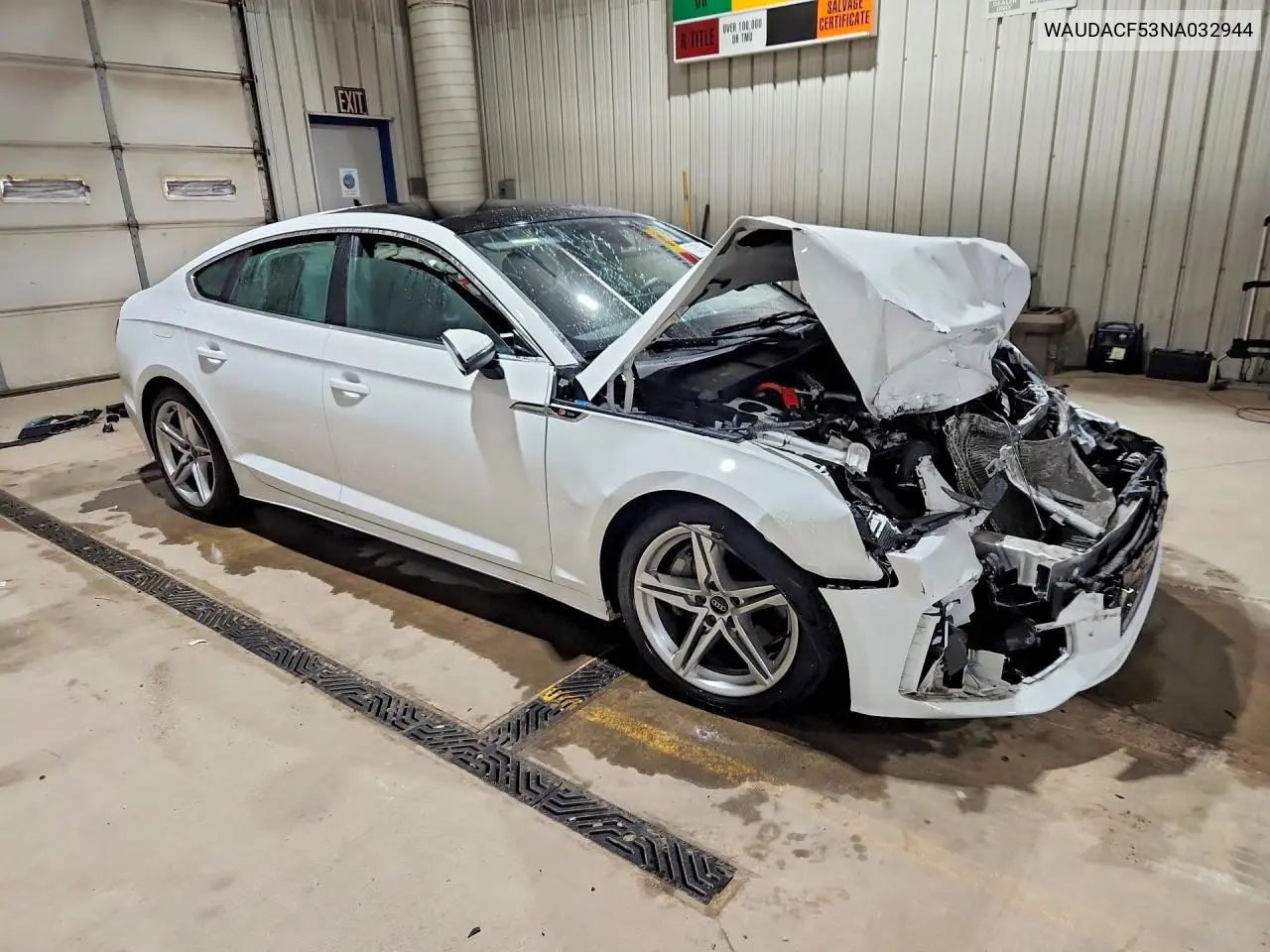 2022 AUDI A5 VIN WAUDACF53NA032944 — фото 4