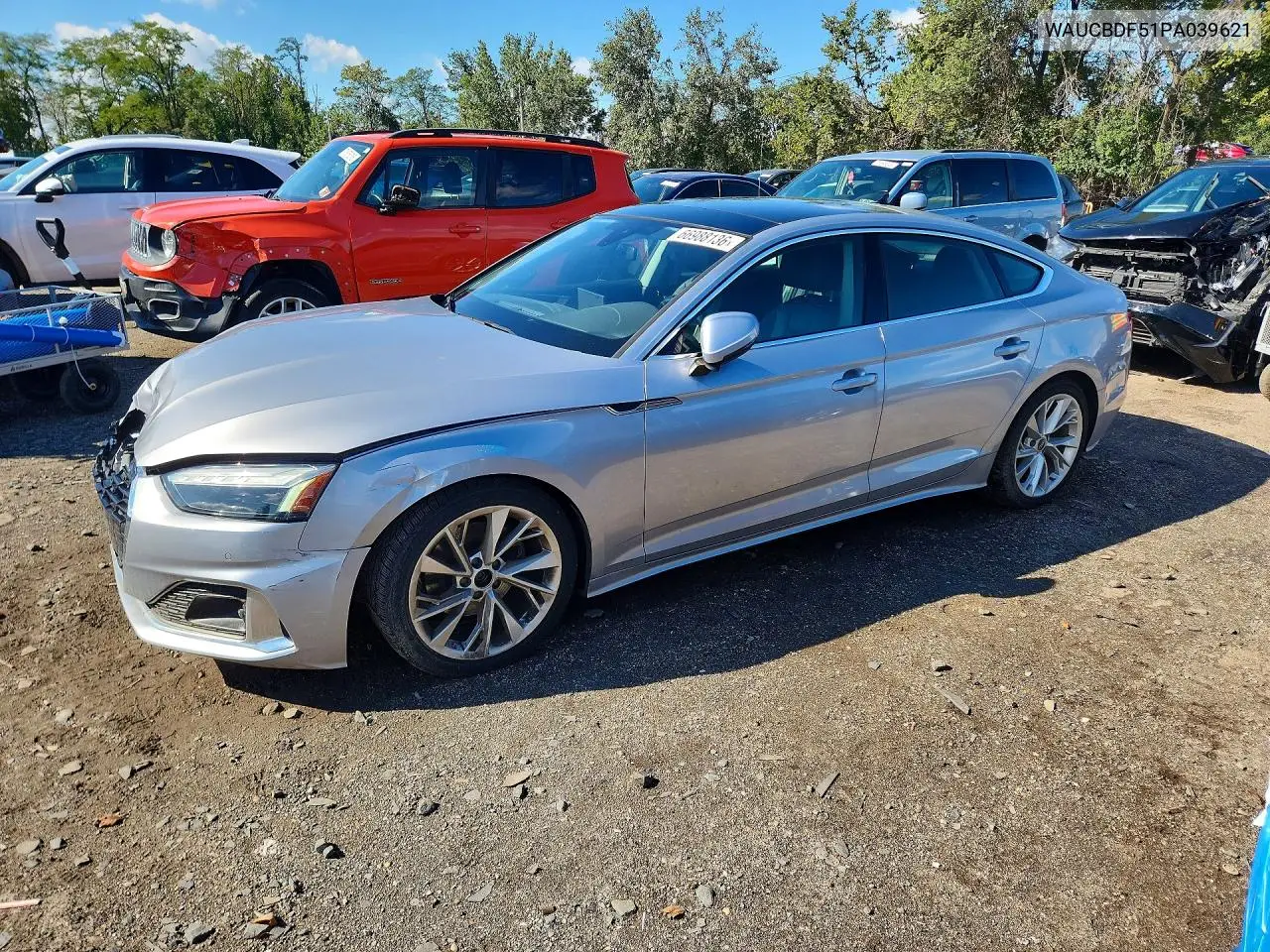 AUDI A5 2023, VIN WAUCBDF51PA039621
