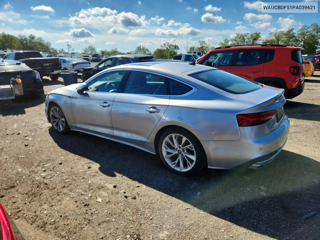 2023 AUDI A5 VIN WAUCBDF51PA039621 — фото 2