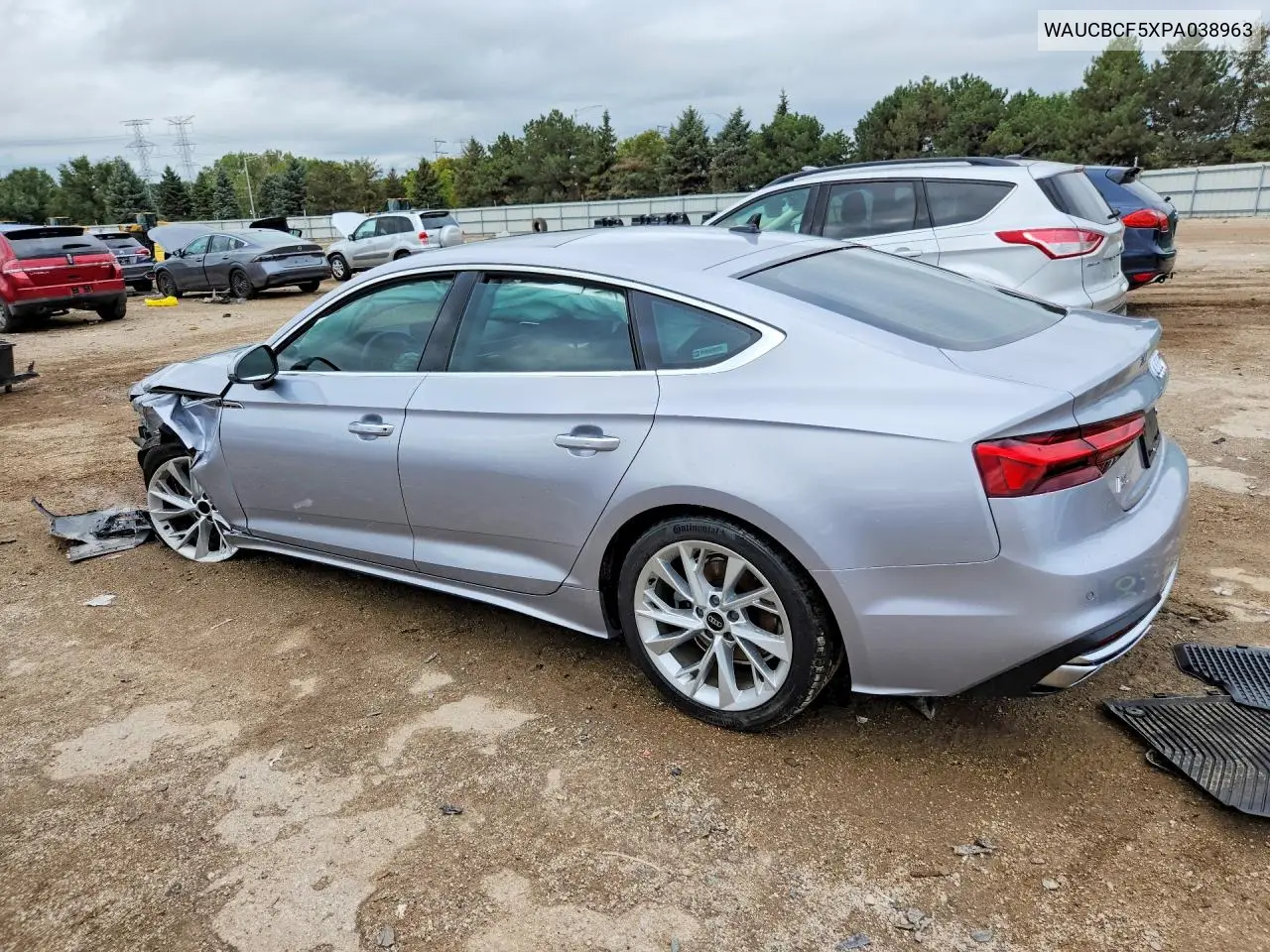 2023 AUDI A5 VIN WAUCBCF5XPA038963 — фото 2