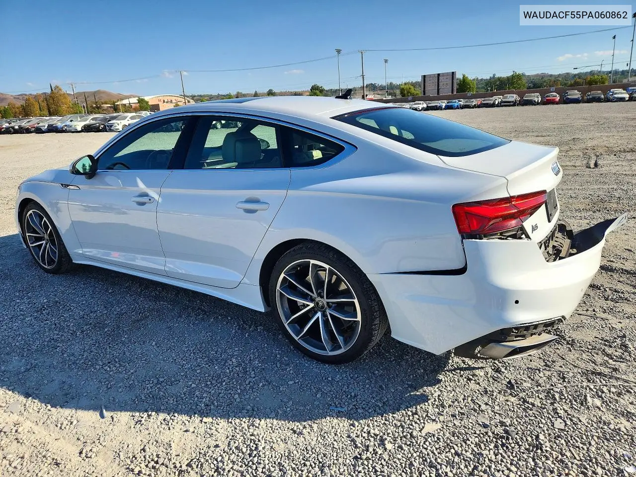2023 AUDI A5 VIN WAUDACF55PA060862 — фото 2