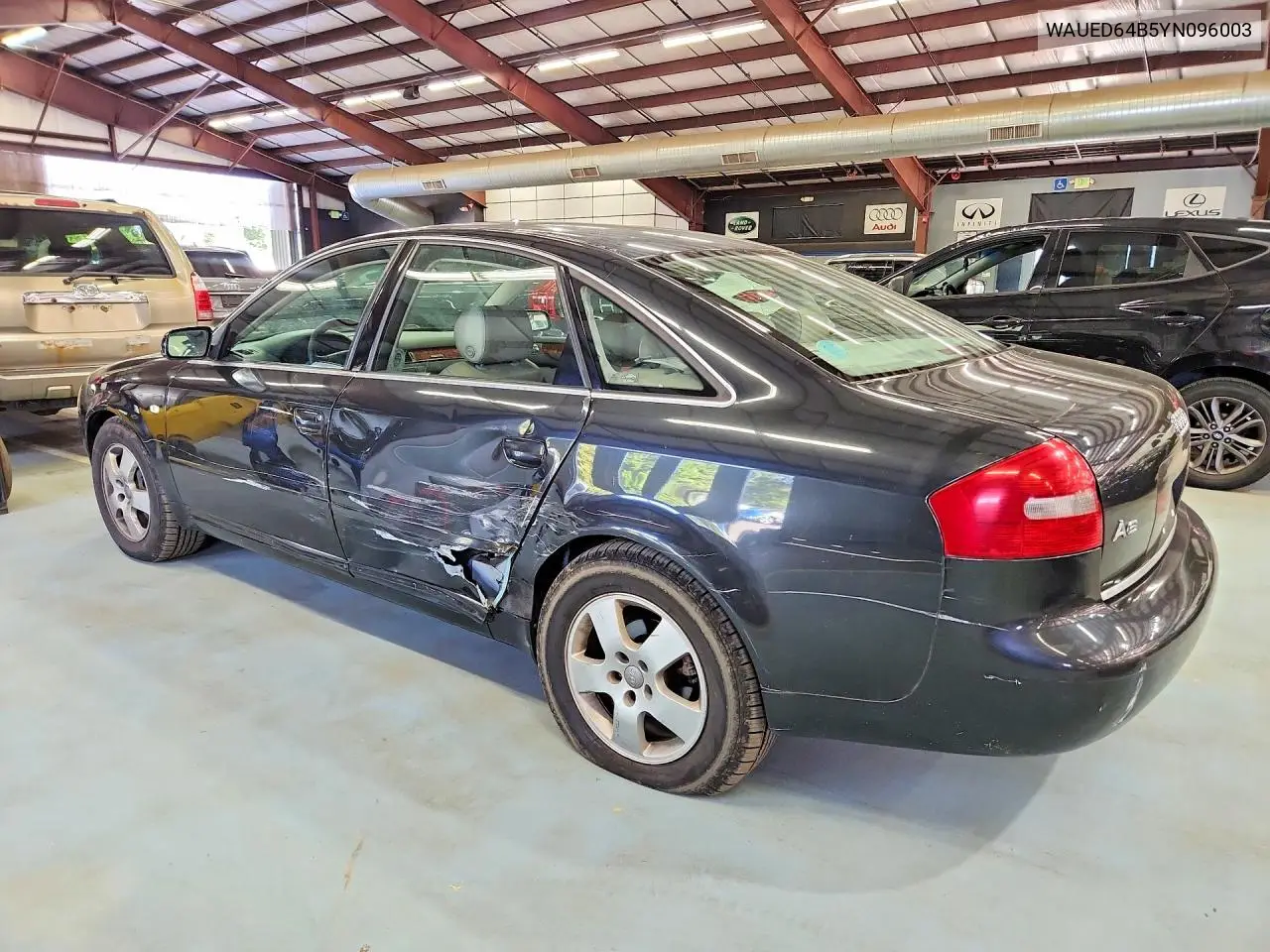 2000 AUDI A6 VIN WAUED64B5YN096003 — фото 2