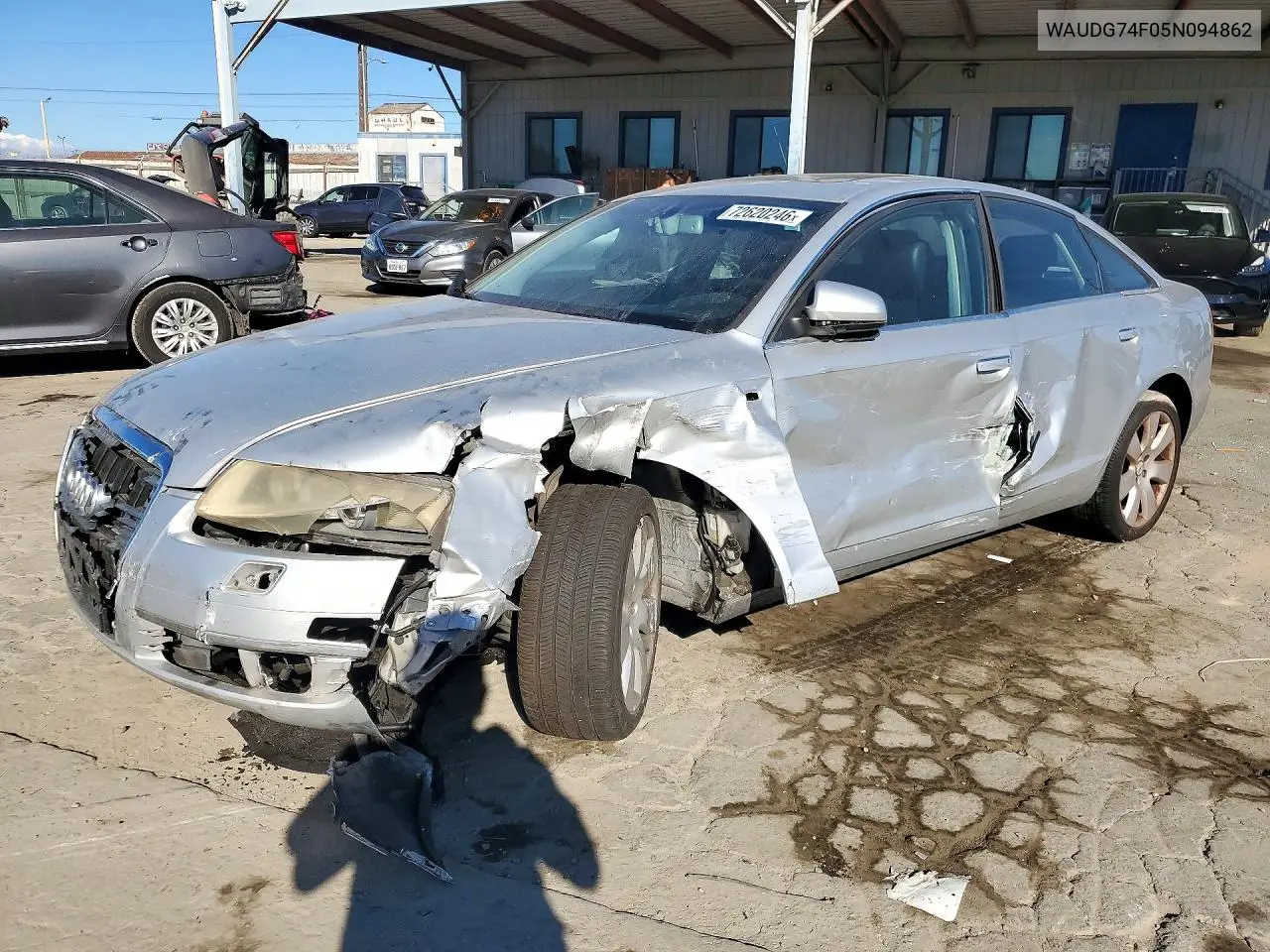 AUDI A6 2005, VIN WAUDG74F05N094862