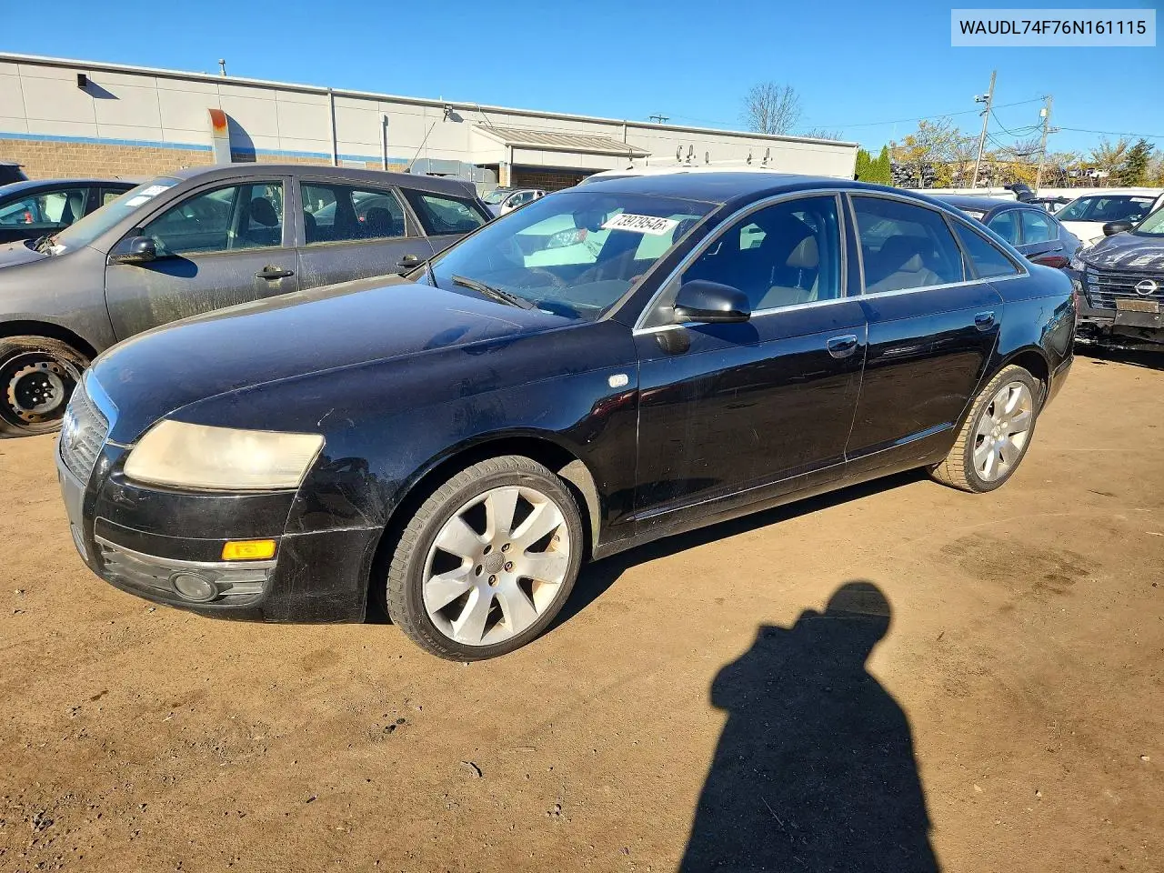 AUDI A6 2006, VIN WAUDL74F76N161115