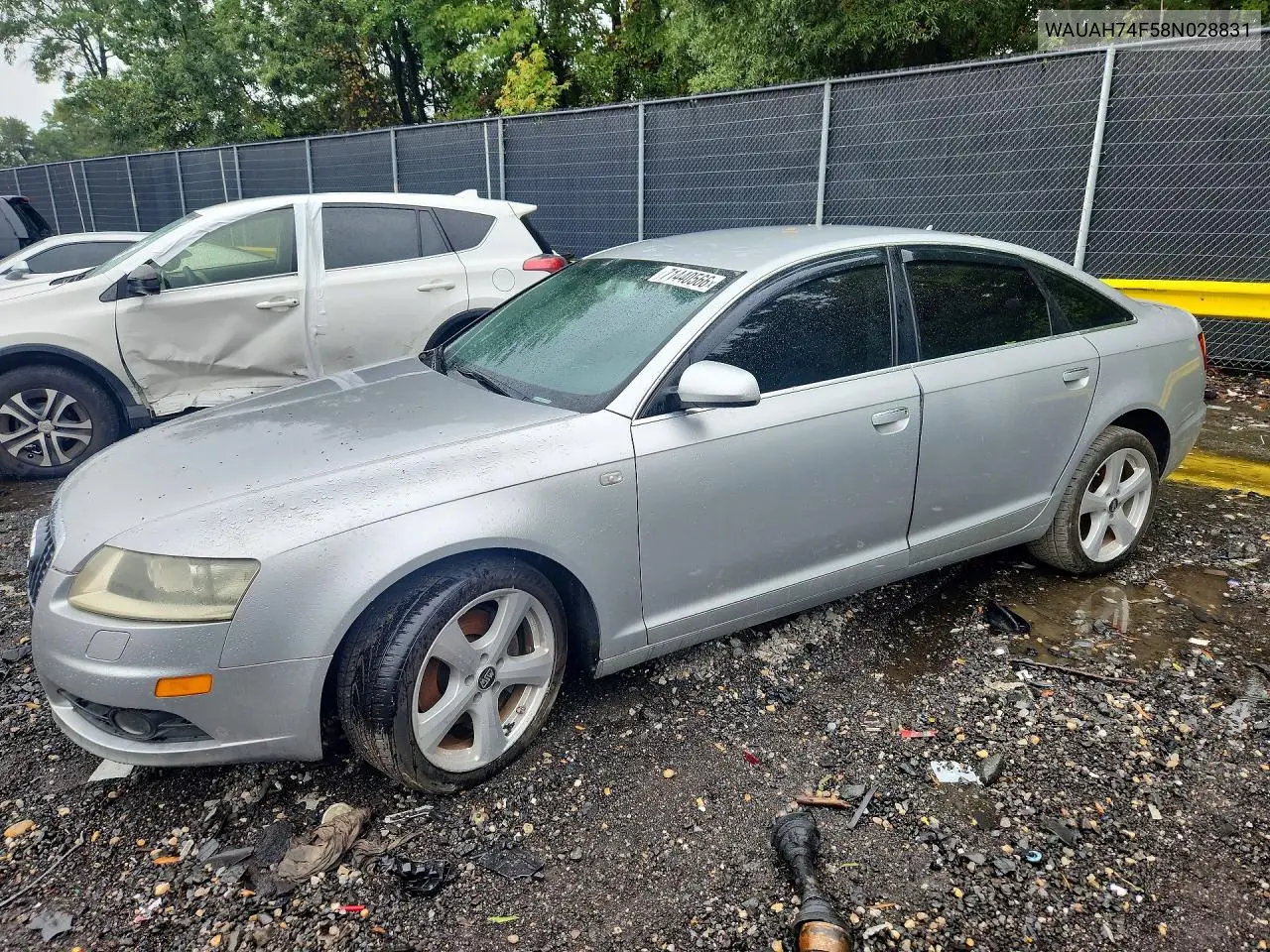 AUDI A6 2008, VIN WAUAH74F58N028831