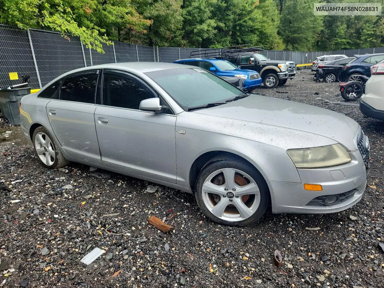 2008 AUDI A6 VIN WAUAH74F58N028831 — фото 4