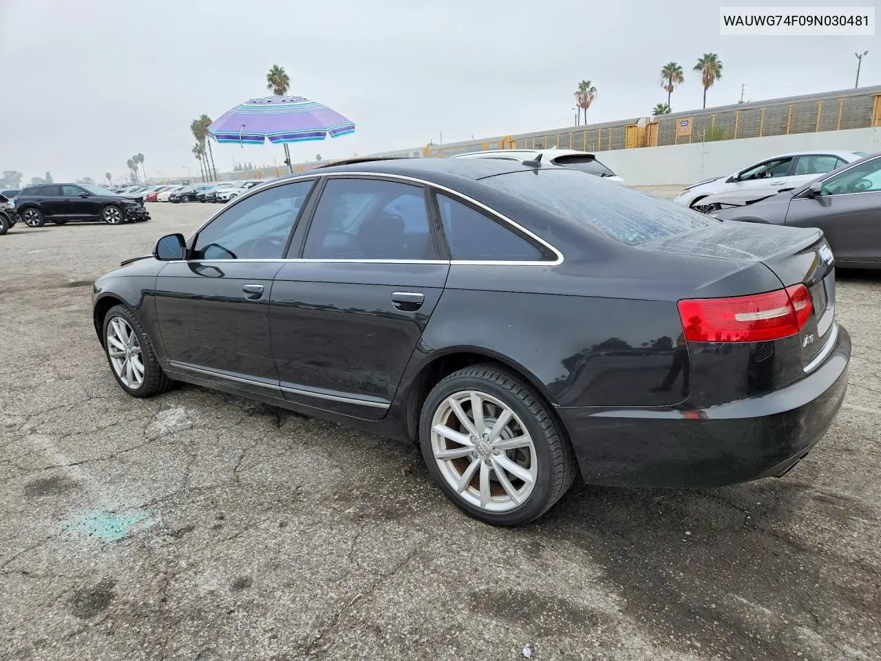 2009 AUDI A6 VIN WAUWG74F09N030481 — фото 2