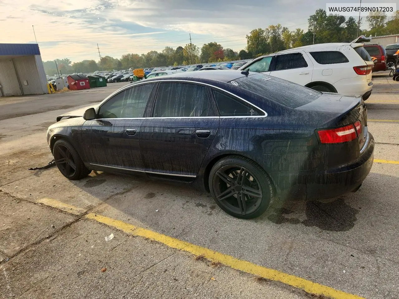2009 AUDI A6 VIN WAUSG74F89N017203 — фото 2