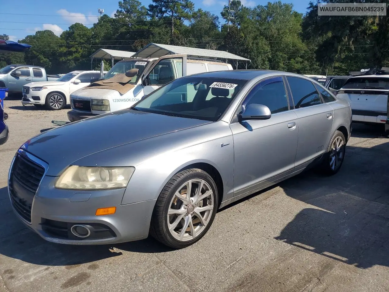 AUDI A6 2011, VIN WAUFGAFB6BN045239