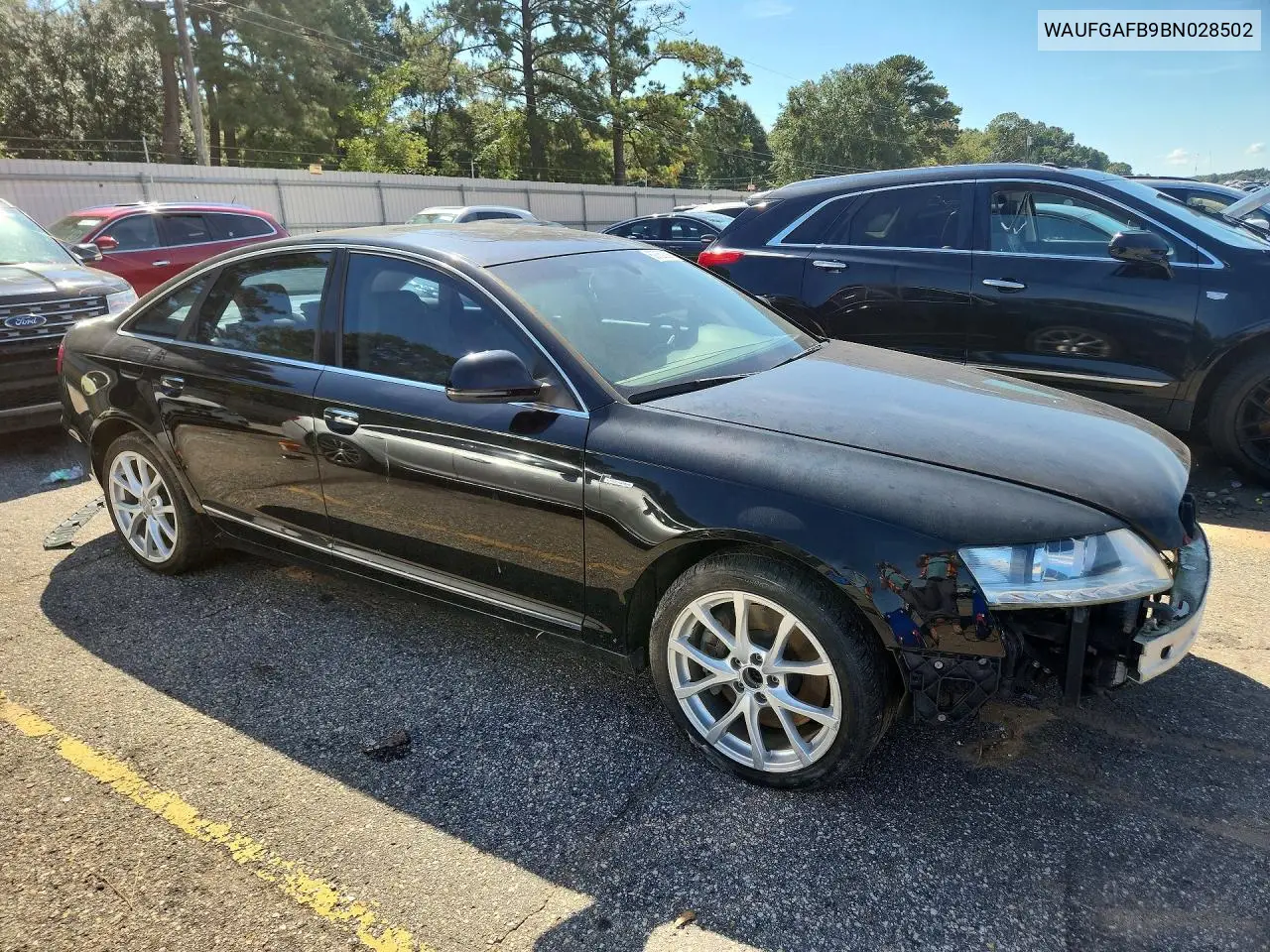 2011 AUDI A6 VIN WAUFGAFB9BN028502 — фото 4