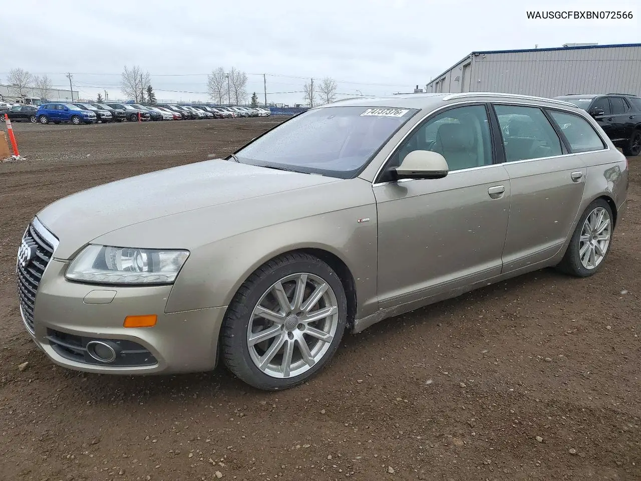 AUDI A6 2011, VIN WAUSGCFBXBN072566