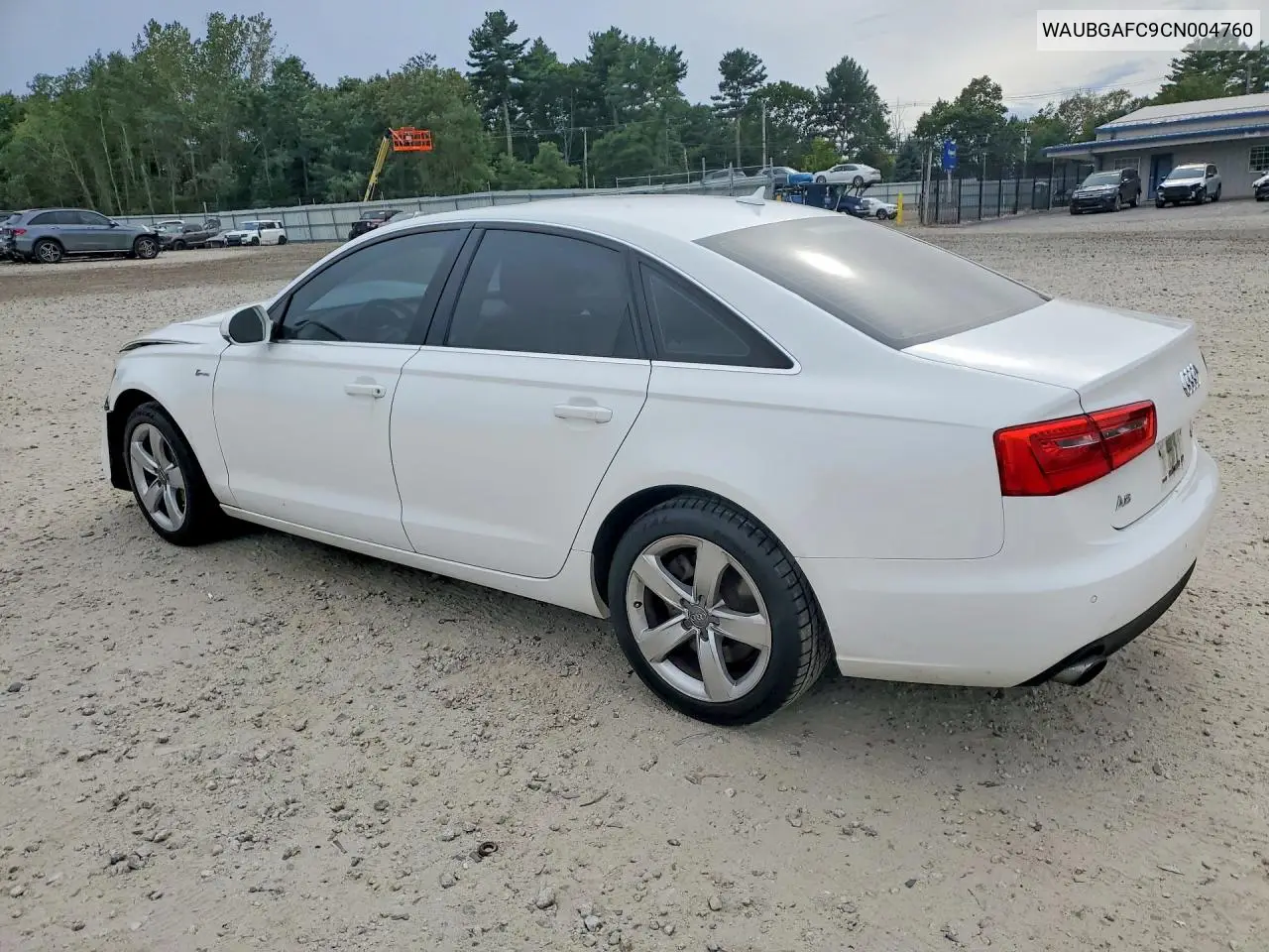 2012 AUDI A6 VIN WAUBGAFC9CN004760 — фото 2