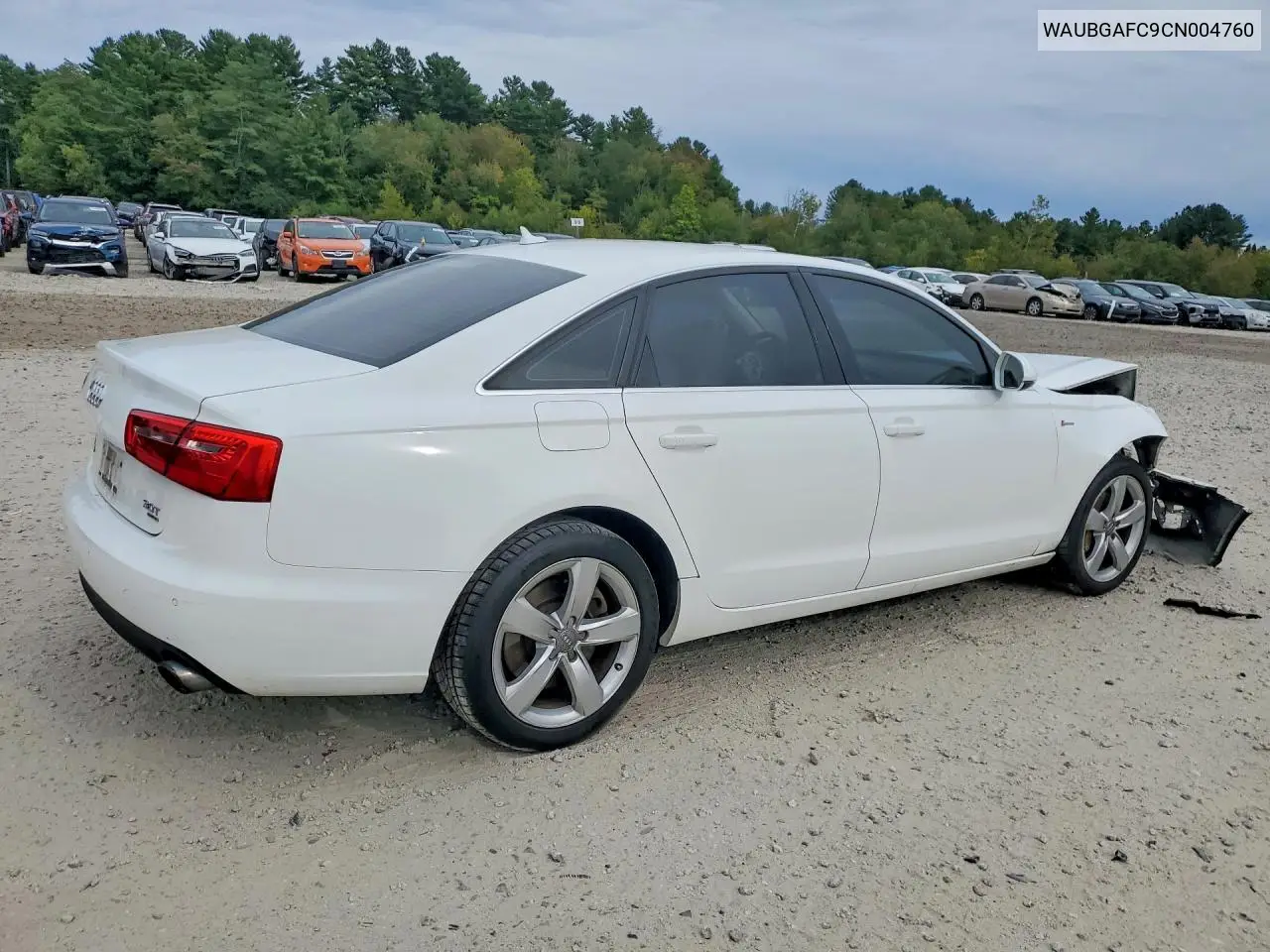 2012 AUDI A6 VIN WAUBGAFC9CN004760 — фото 3