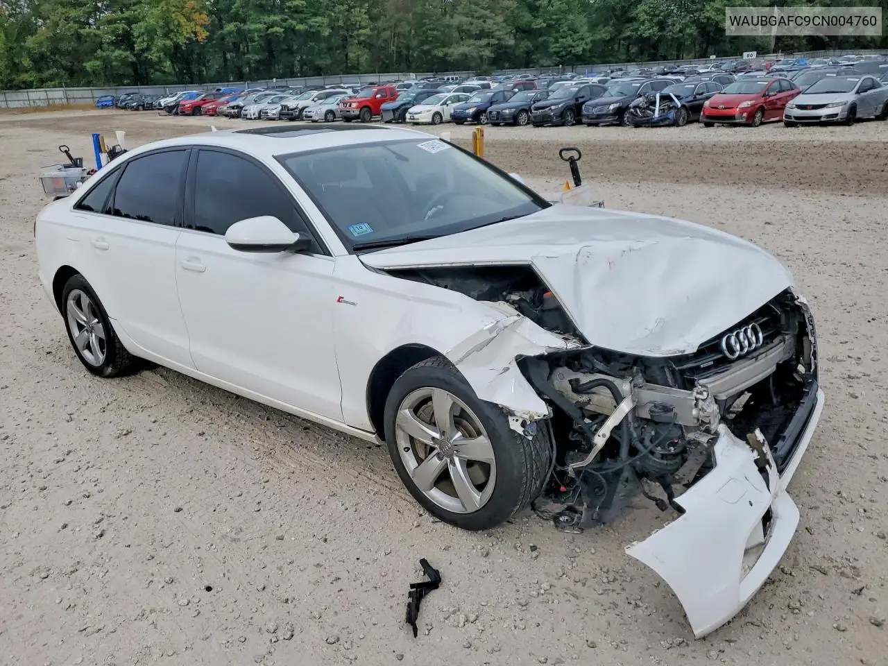 2012 AUDI A6 VIN WAUBGAFC9CN004760 — фото 4