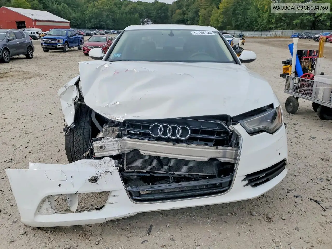 2012 AUDI A6 VIN WAUBGAFC9CN004760 — фото 5