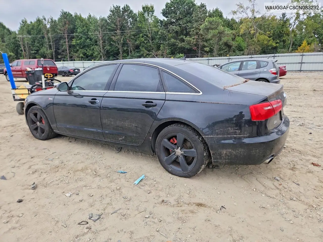 2012 AUDI A6 VIN WAUGGAFC8CN083232 — фото 2