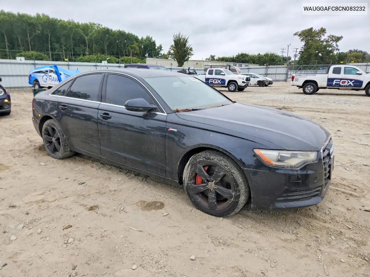 2012 AUDI A6 VIN WAUGGAFC8CN083232 — фото 4