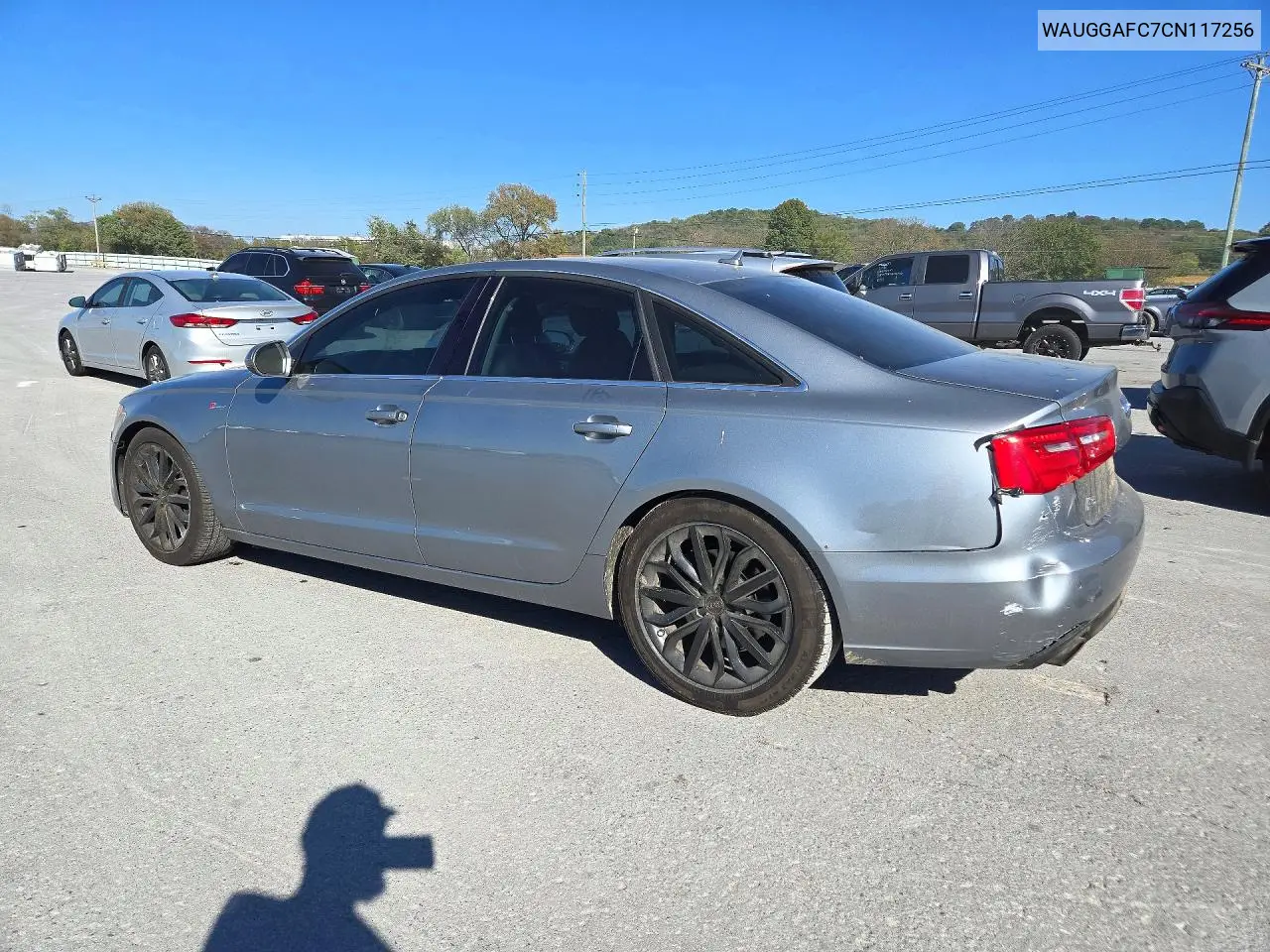 2012 AUDI A6 VIN WAUGGAFC7CN117256 — фото 2