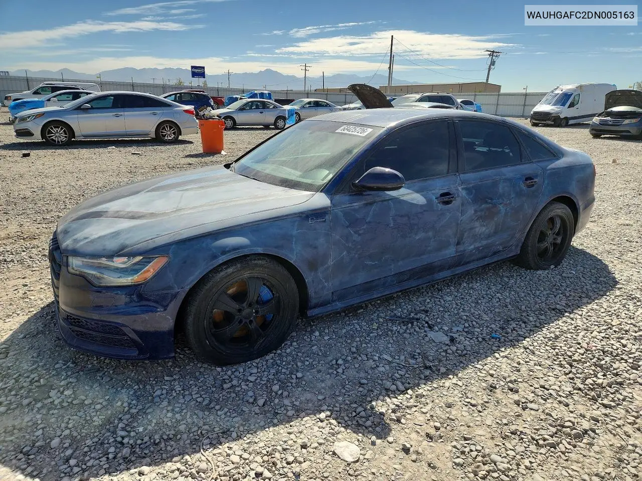 AUDI A6 2013, VIN WAUHGAFC2DN005163