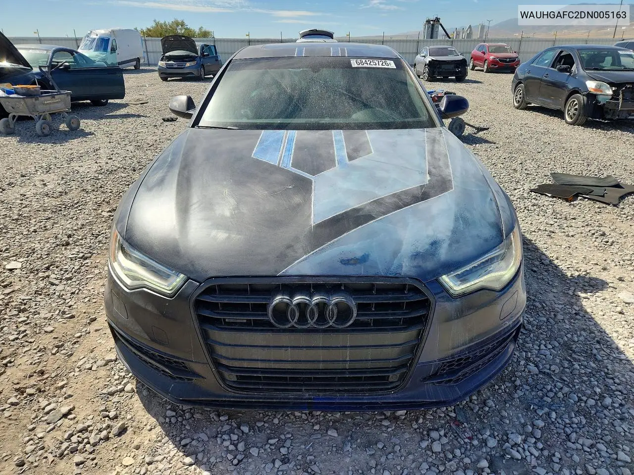 2013 AUDI A6 VIN WAUHGAFC2DN005163 — фото 5