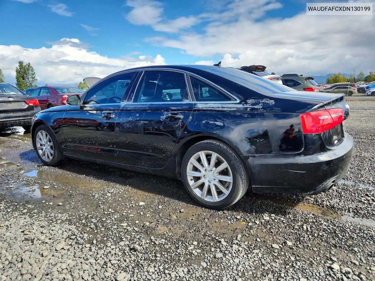 2013 AUDI A6 VIN WAUDFAFCXDN130199 — фото 2