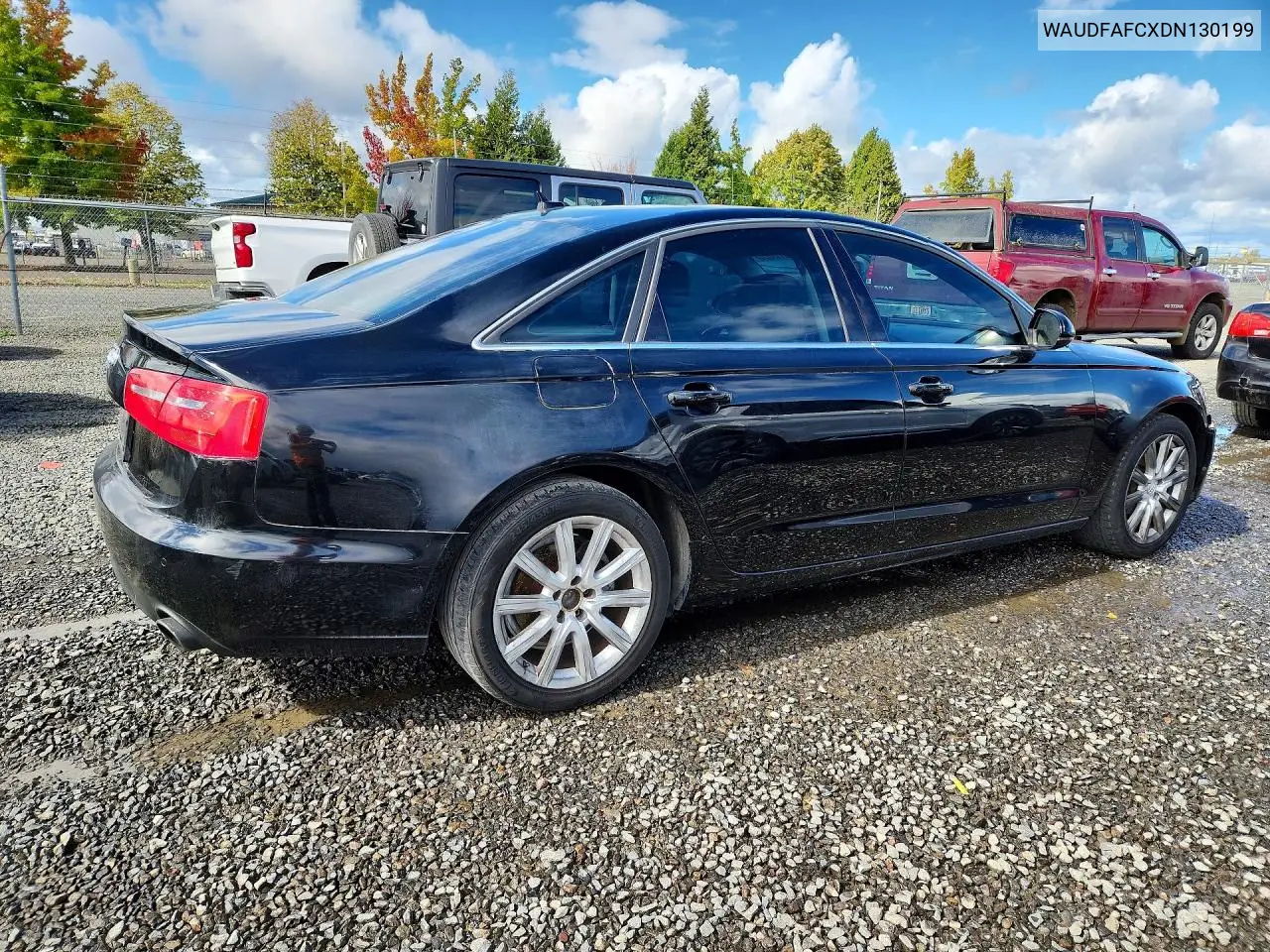 2013 AUDI A6 VIN WAUDFAFCXDN130199 — фото 3