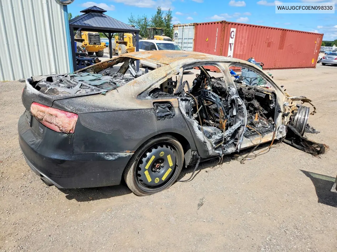 2014 AUDI A6 VIN WAUJGCFC0EN098330 — фото 3