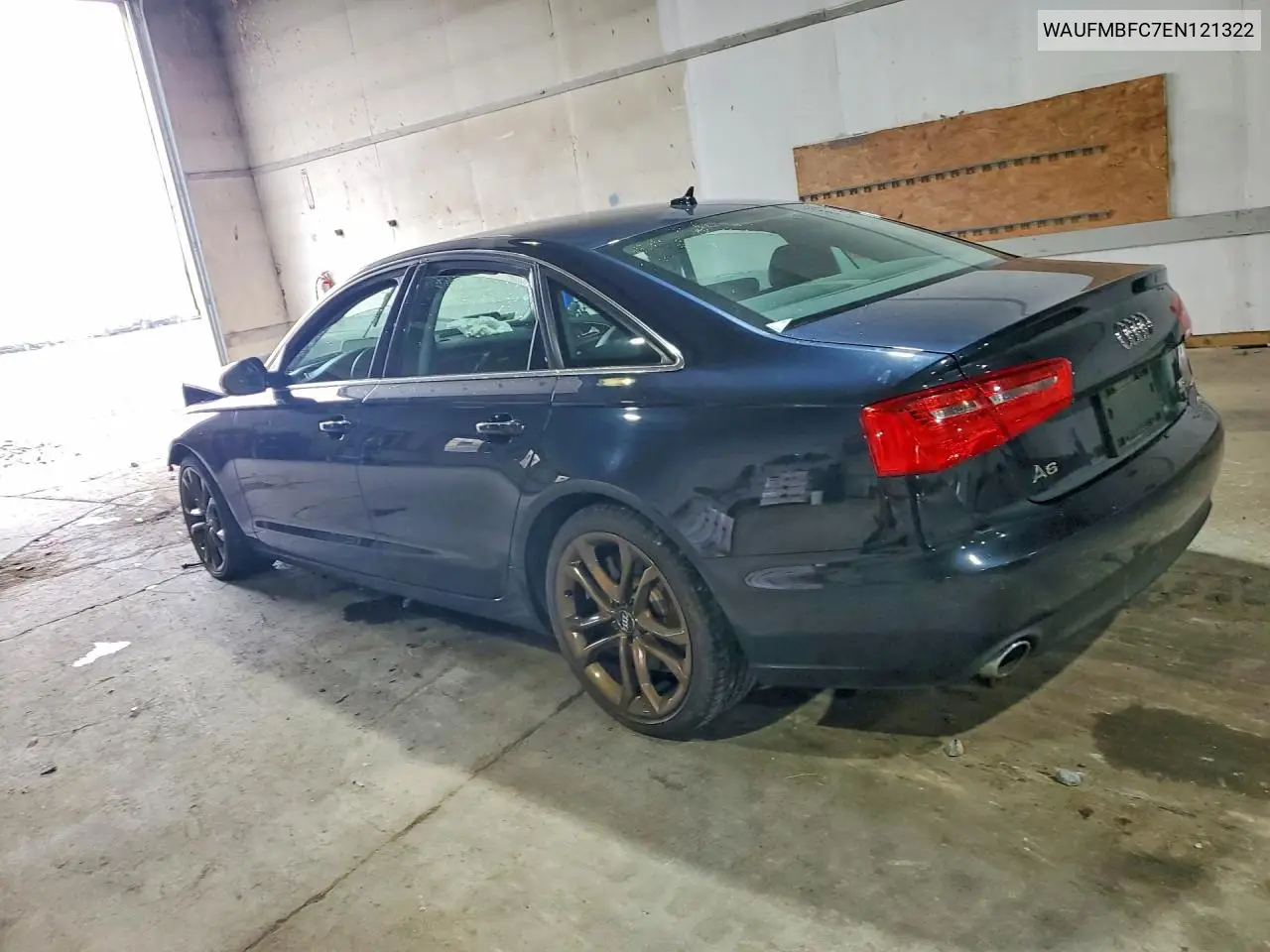 2014 AUDI A6 VIN WAUFMBFC7EN121322 — фото 2