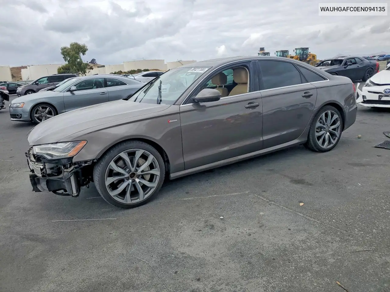 AUDI A6 2014, VIN WAUHGAFC0EN094135