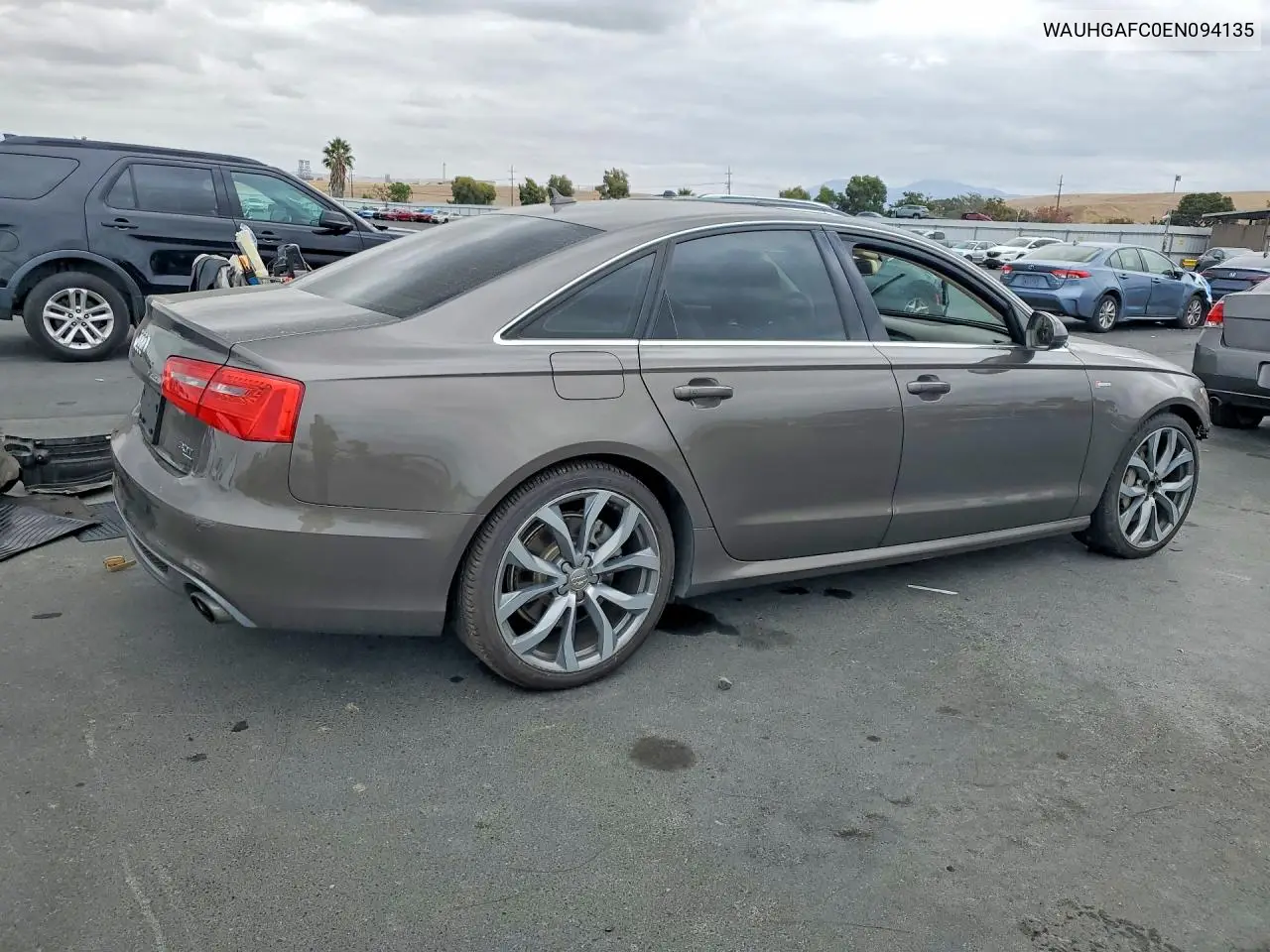 2014 AUDI A6 VIN WAUHGAFC0EN094135 — фото 3
