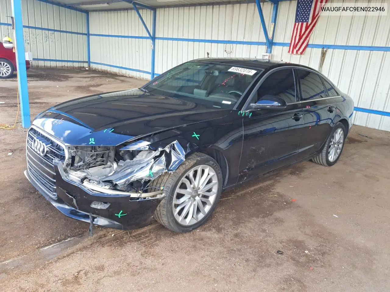 AUDI A6 2014, VIN WAUGFAFC9EN022946