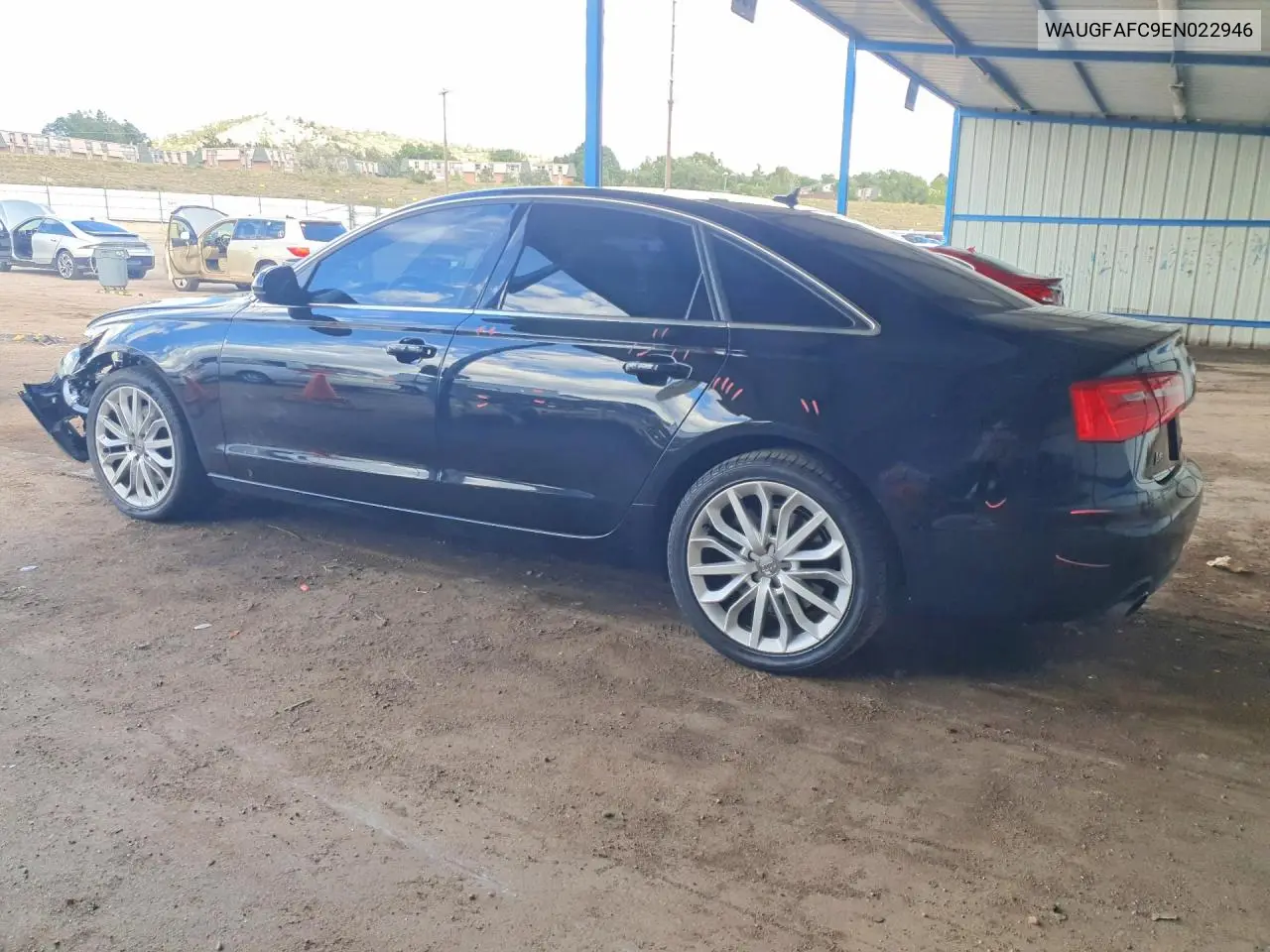2014 AUDI A6 VIN WAUGFAFC9EN022946 — фото 2