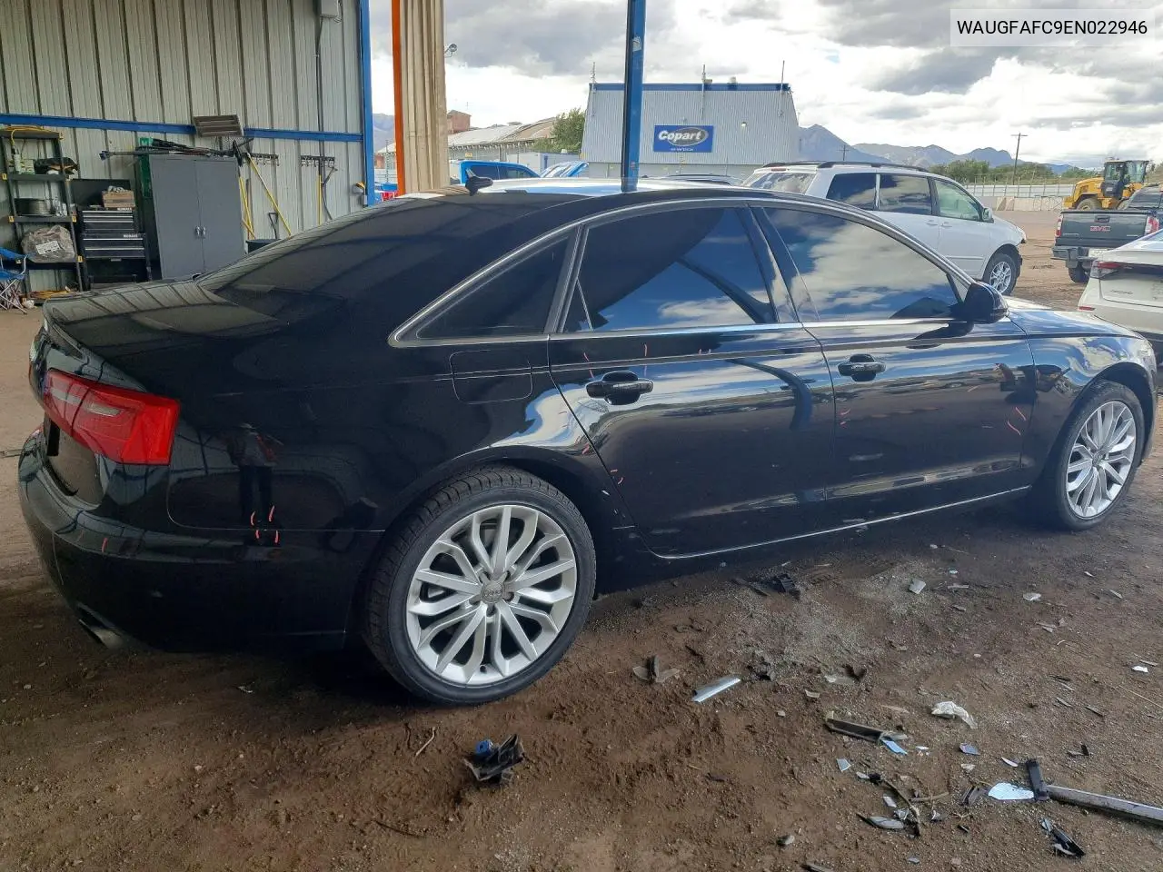 2014 AUDI A6 VIN WAUGFAFC9EN022946 — фото 3