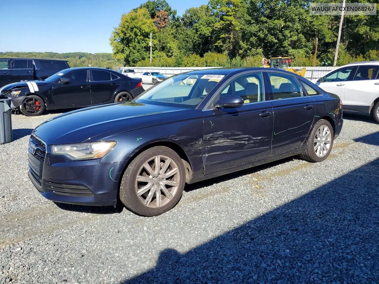 AUDI A6 2014, VIN WAUGFAFCXEN068267