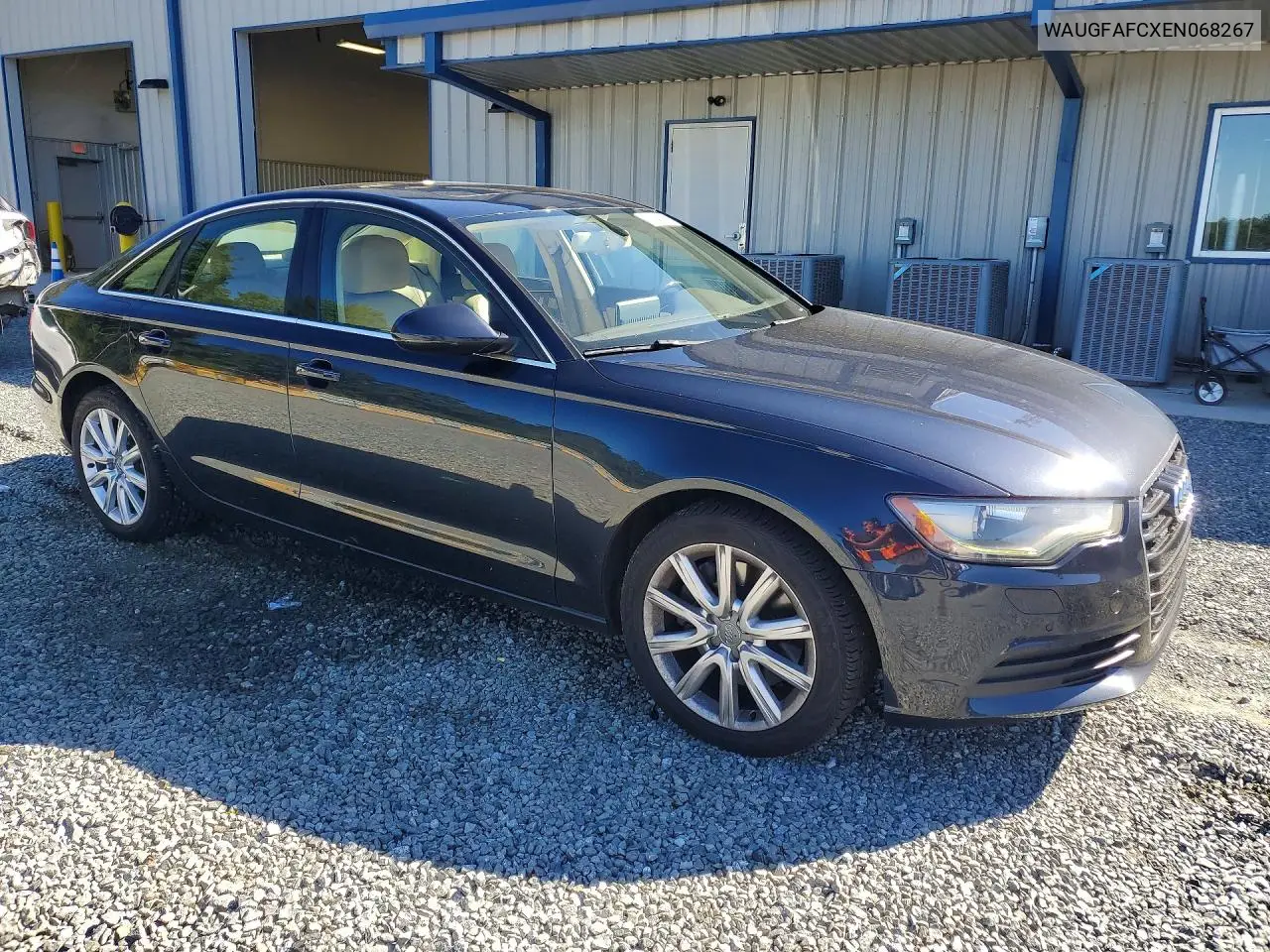 2014 AUDI A6 VIN WAUGFAFCXEN068267 — фото 4