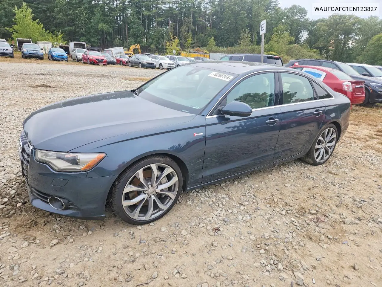AUDI A6 2014, VIN WAUFGAFC1EN123827