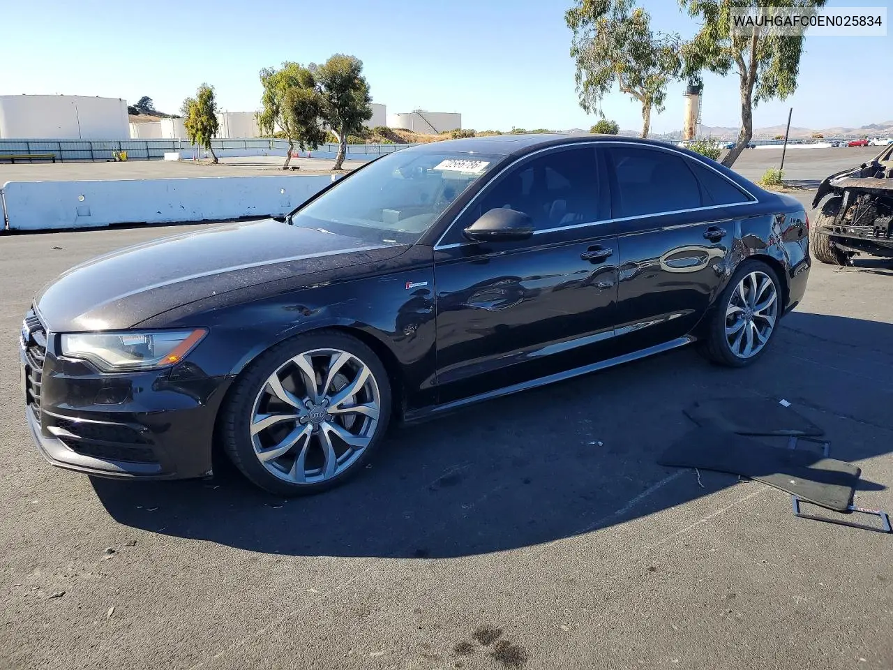 AUDI A6 2014, VIN WAUHGAFC0EN025834